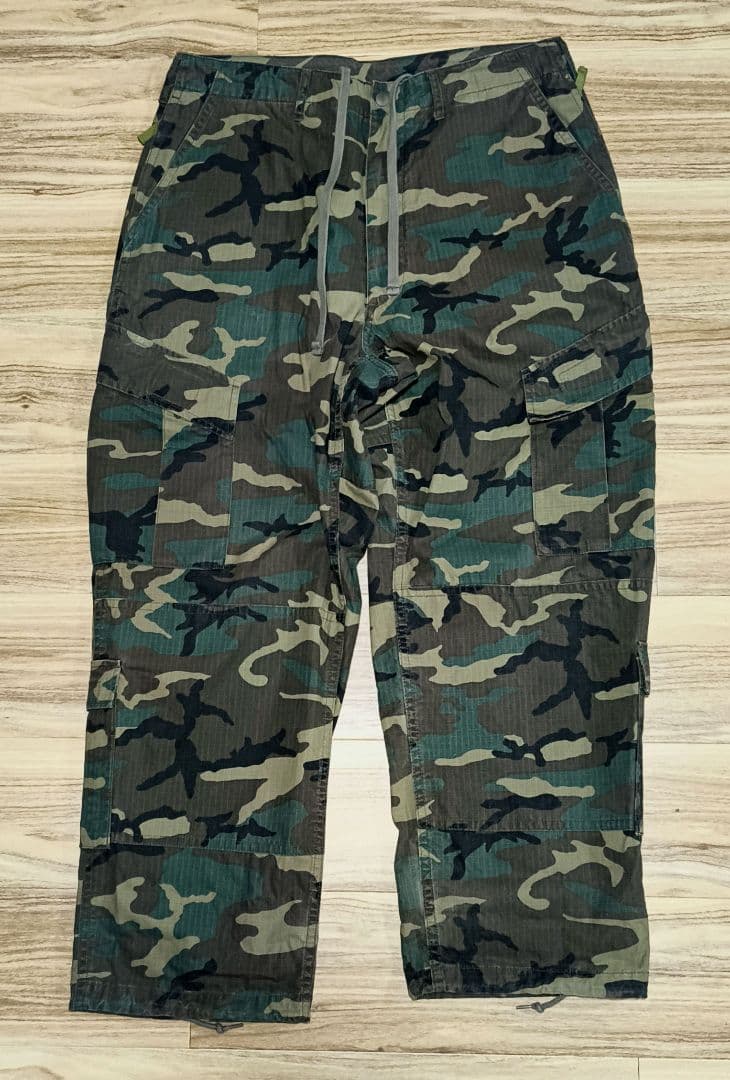 SSZ 19ss カーゴパンツ M コットン KHK カモフラ BEAMS