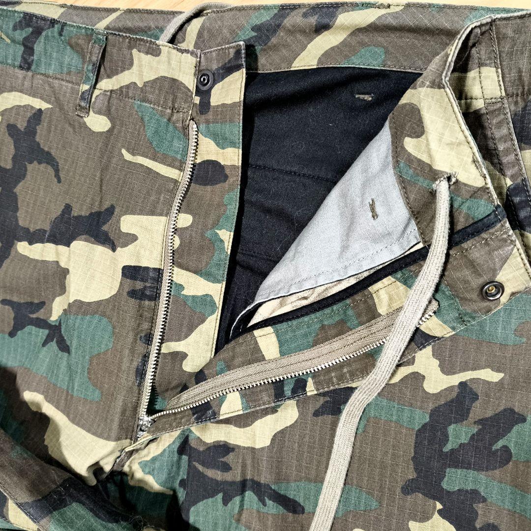 SSZ 19ss カーゴパンツ M コットン KHK カモフラ BEAMS