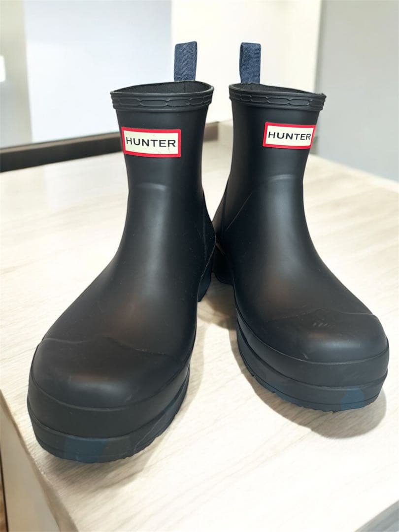 極美品✨✨HUNTER ハンター　レインブーツ　迷彩ソール 26.5cm 黒
