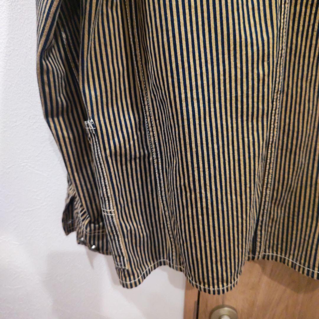 SUGAR CANE ヘッドライト ブラウンヒッコリー カバーオール