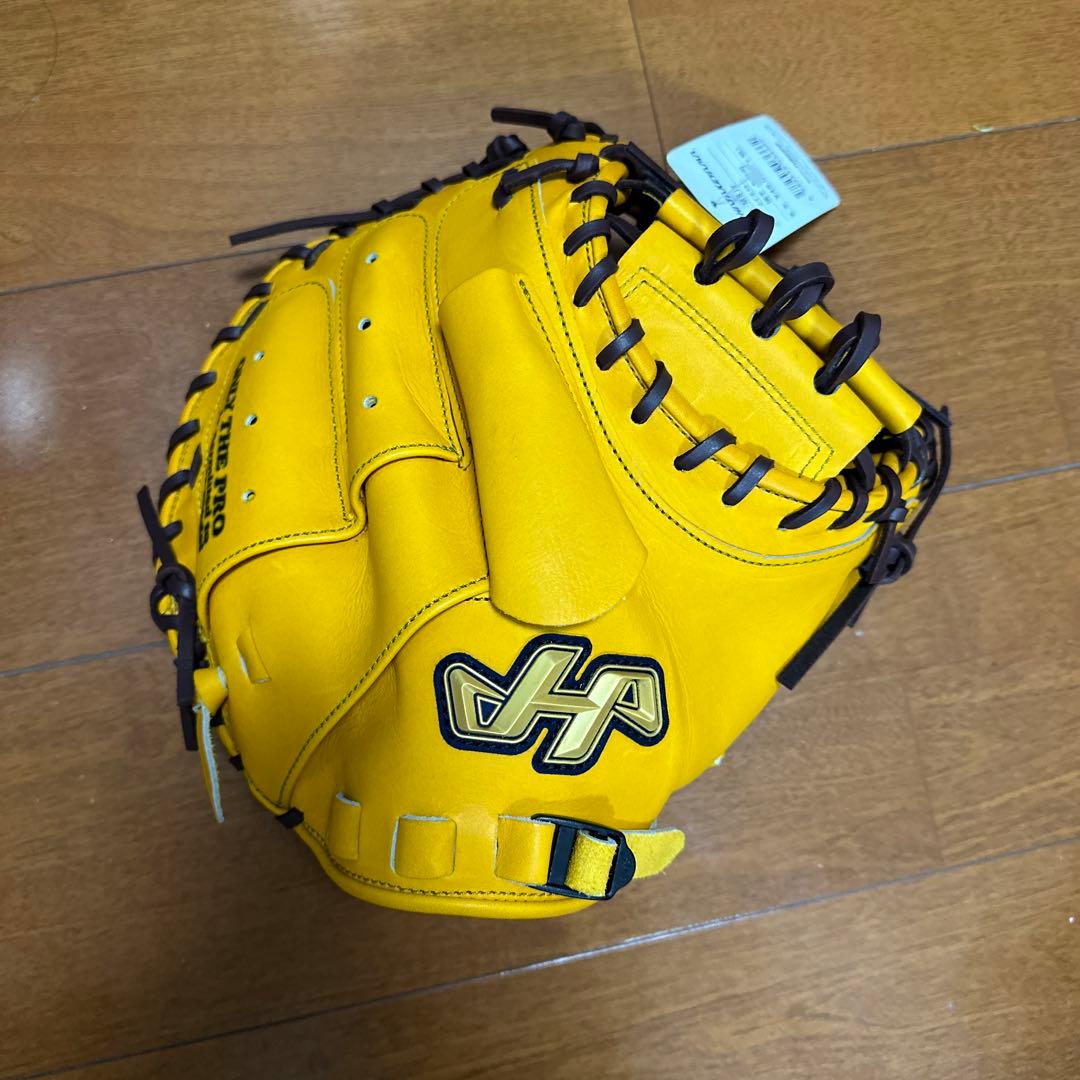 HATAKEYAMA K-M8JY イエロー 捕手用グローブ