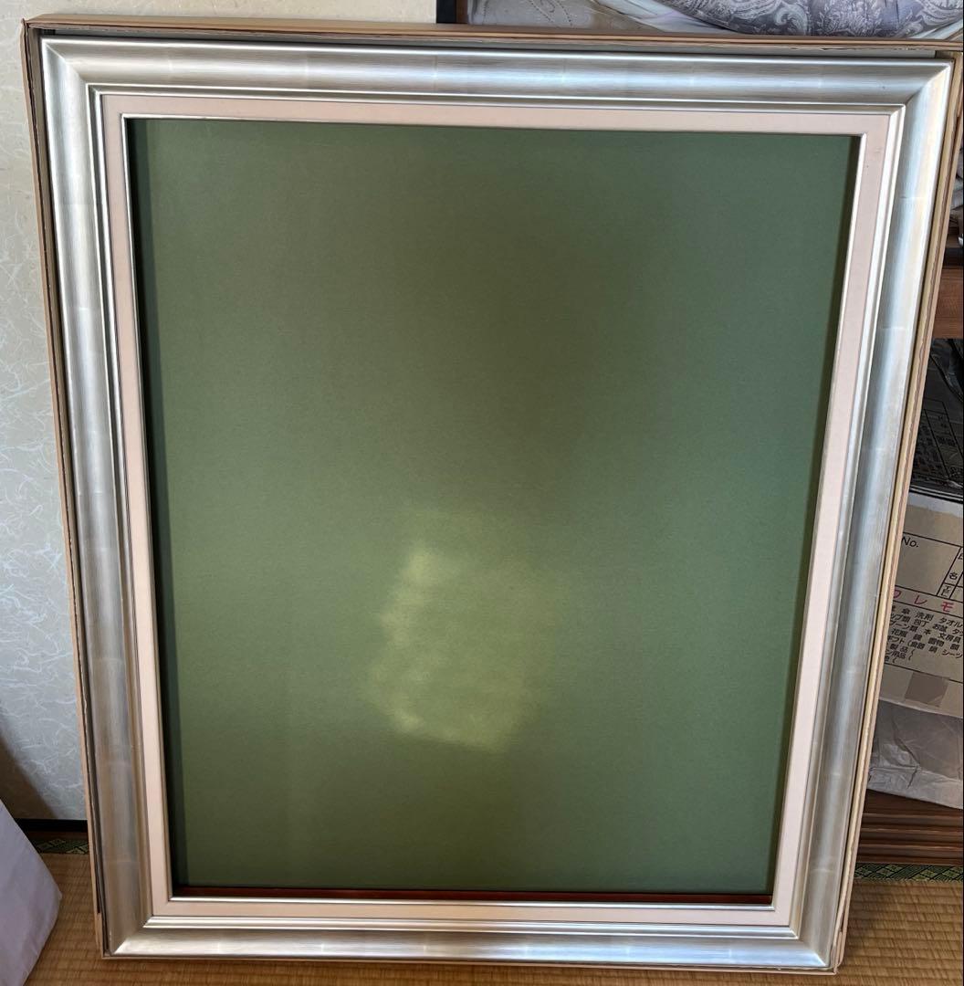 シルバー　額縁 F30号　弓平