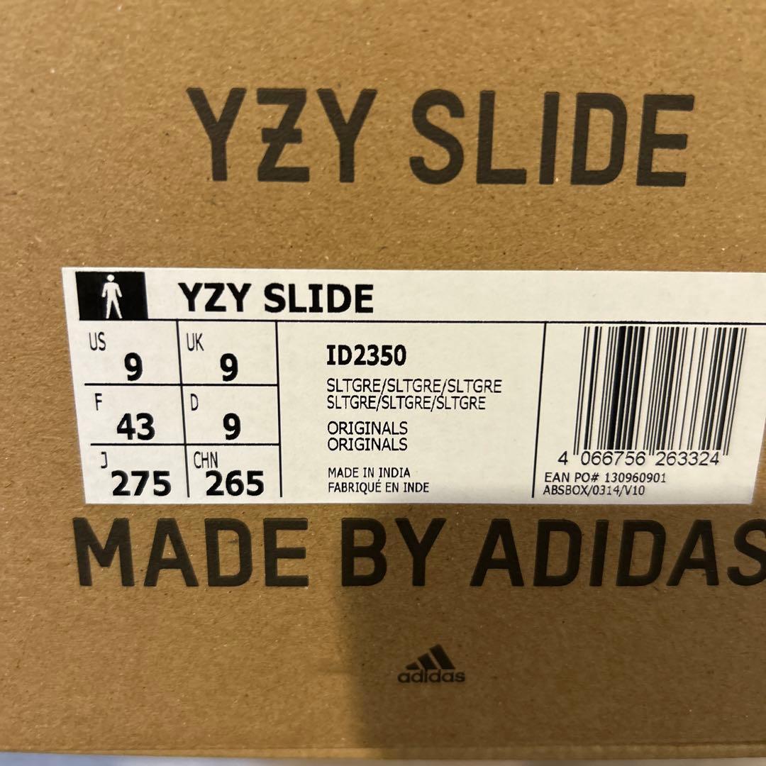 靴 adidas YEEZY Slide \"Slate Grey\"