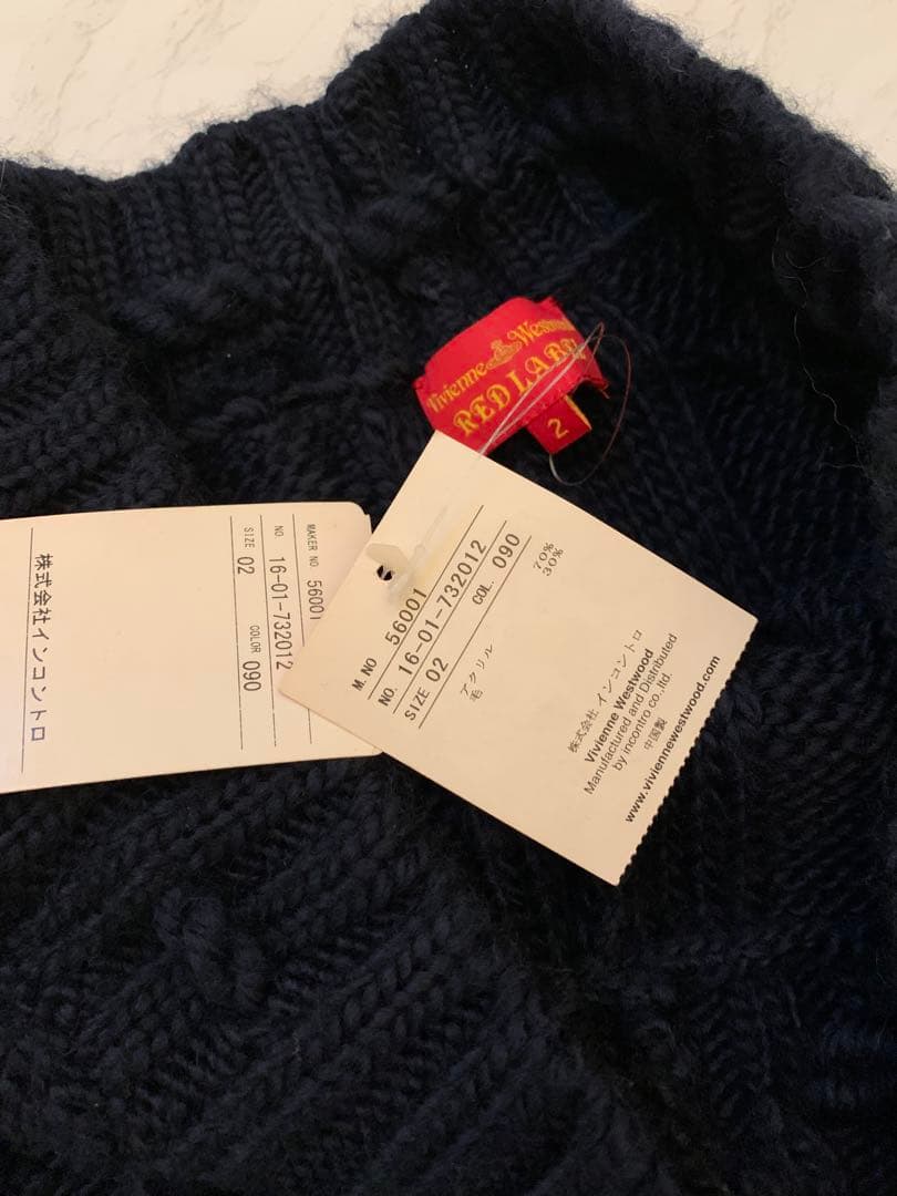 Vivienne Westwood ヴィヴィアン　ニット　ショートパンツ　紺