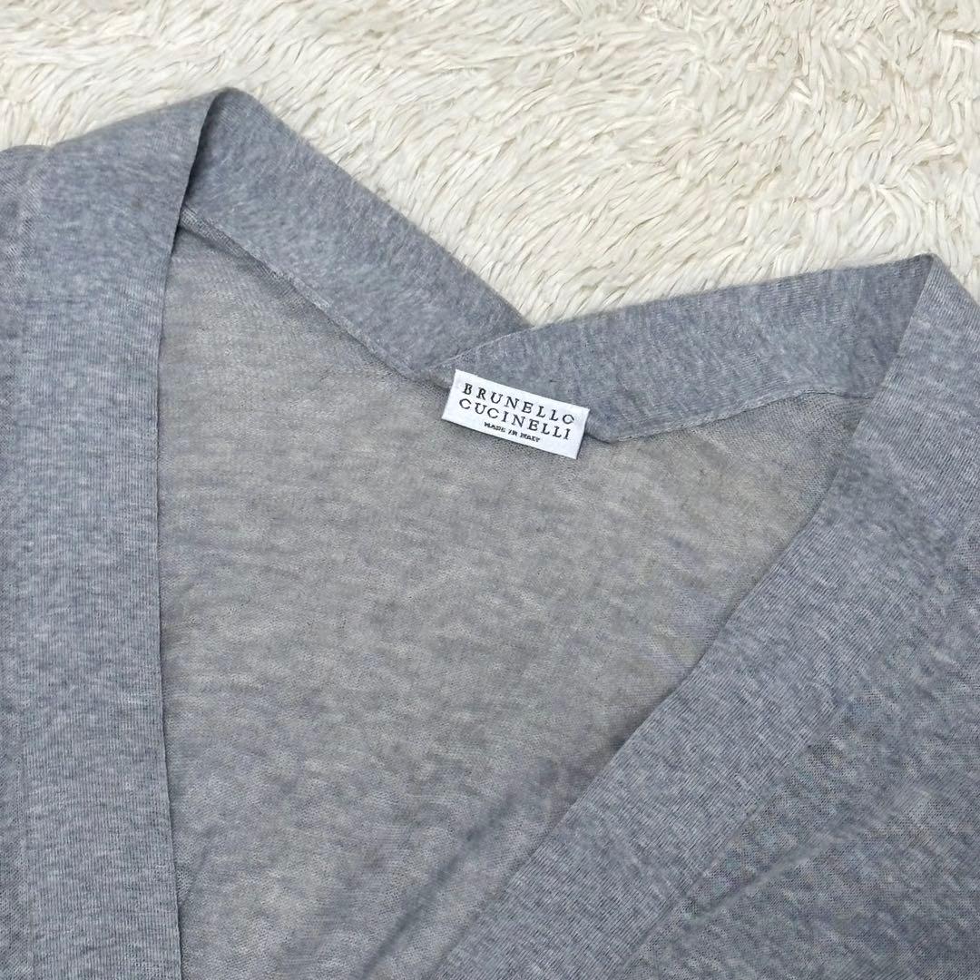 BRUNELLO CUCINELLI ロングカーディガン グレー 灰色 羽織り