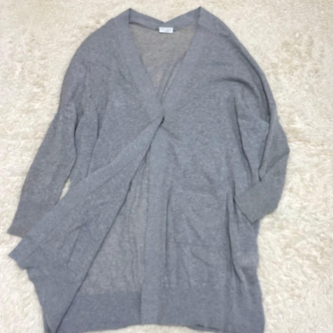 BRUNELLO CUCINELLI ロングカーディガン グレー 灰色 羽織り