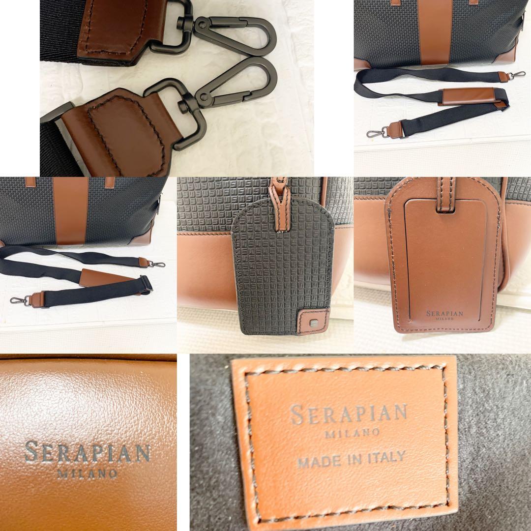 SERAPIAN セラピアン ボストンバッグPVC 2WAYダッフルバッグ