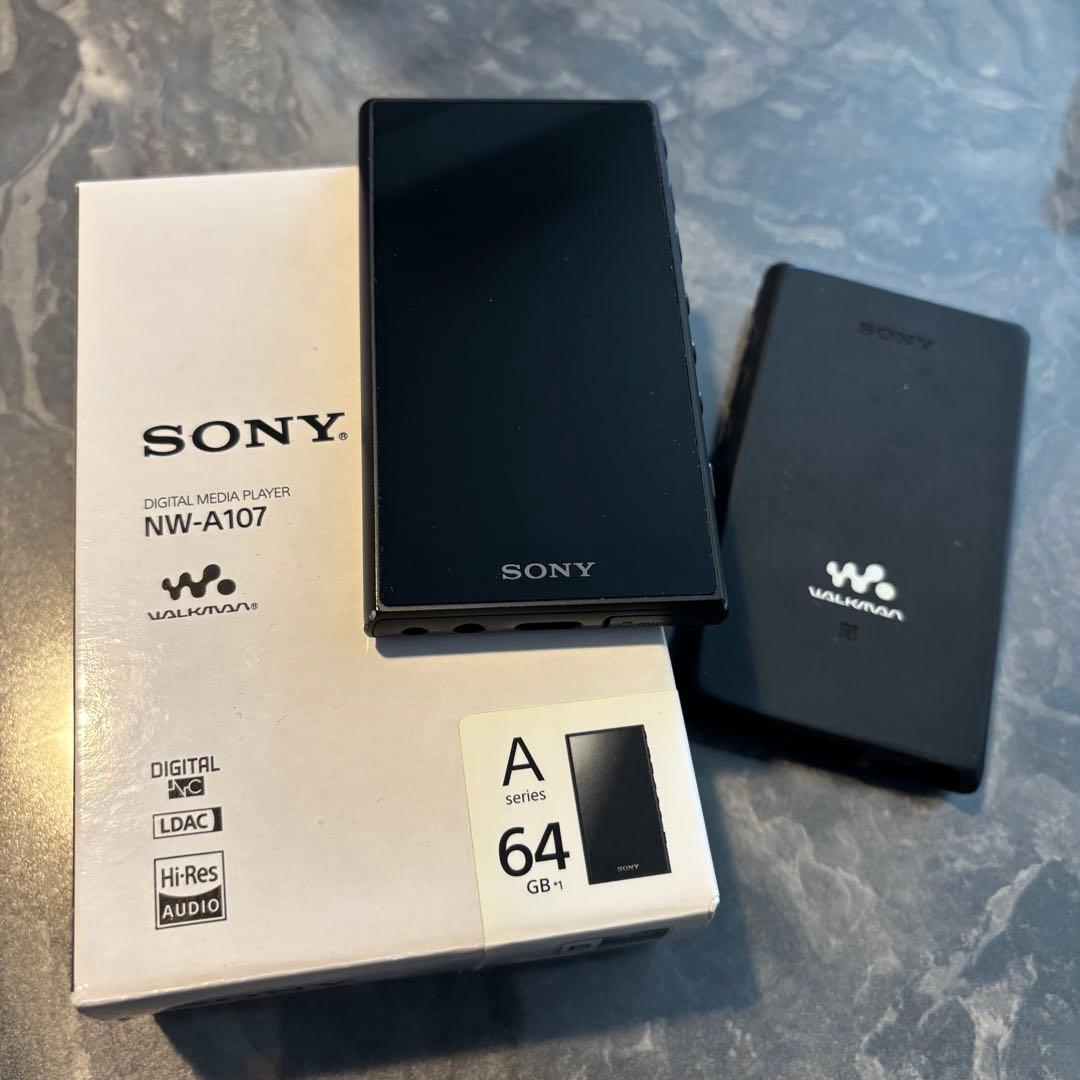 NW-A107 ウォークマン 64GB【A100シリーズ】 シリコンケース付き