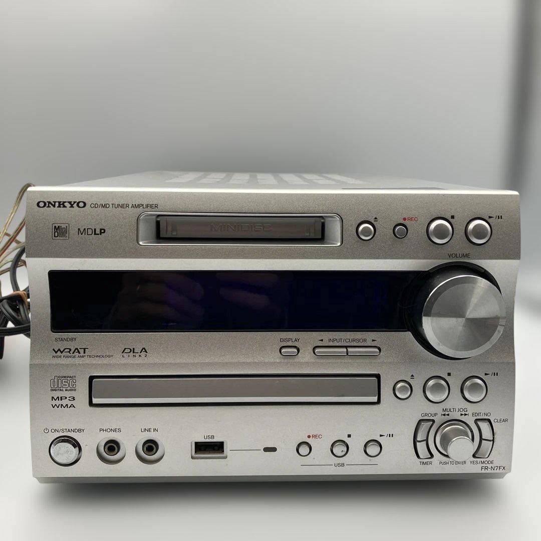 動作確認済　ONKYO X-N7FX MDコンポ　CD・MDプレーヤー