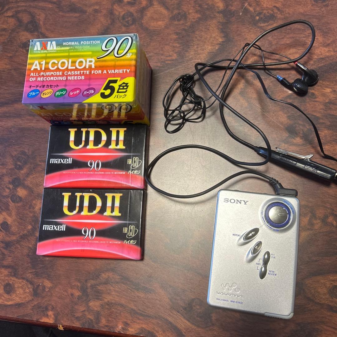 Sony ポータブルMDプレーヤー + カセットテープセット