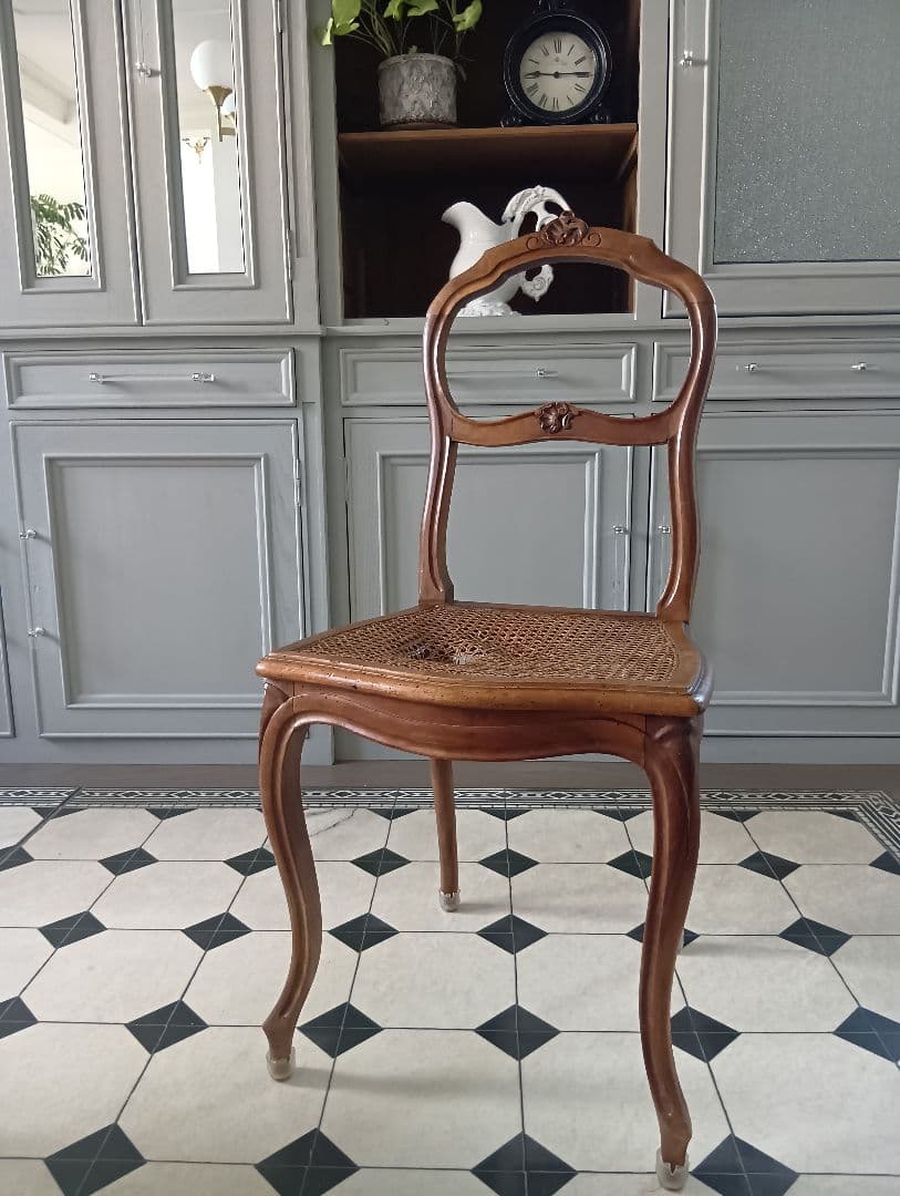 フランス アンティークチェア バルーンバックチェア フレンチインテリア
