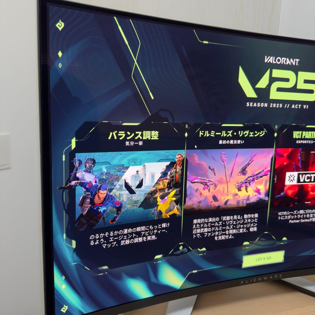 ほぼ新品　AW3225QFAlienware32インチ4K OLED