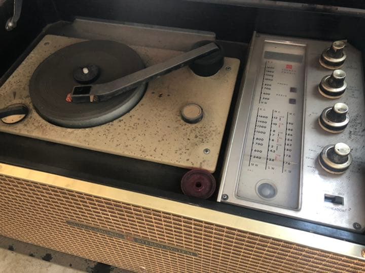 ナショナル　レコード　ラジオ　アンプ　レトロ