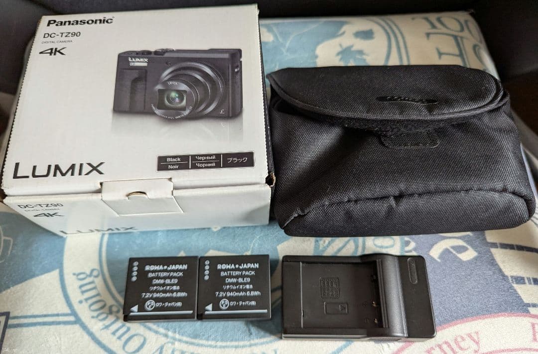 【ほぼ新品】LUMIX DC-TZ90 4Kコンパクトデジタルカメラ