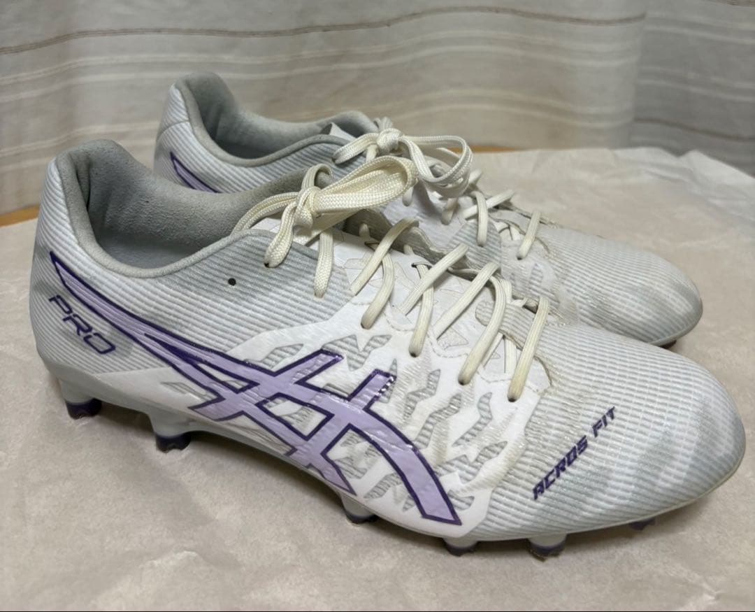 asicsDSLIGHTACROSPRO3ホワイト/ジェントリーパープル26.5