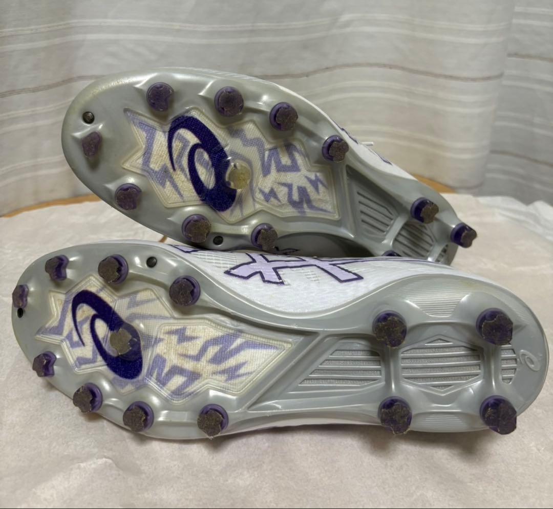 asicsDSLIGHTACROSPRO3ホワイト/ジェントリーパープル26.5