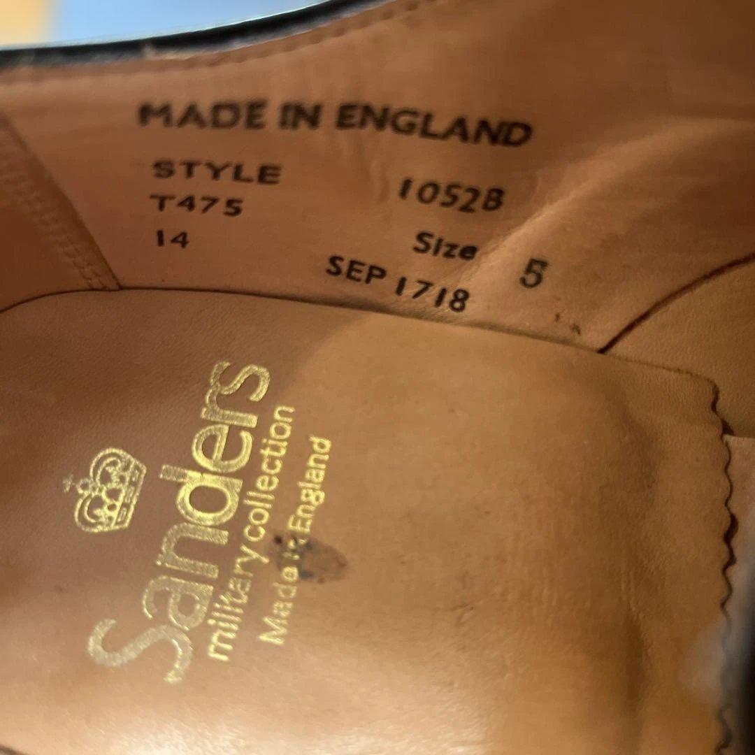 SANDERS レースアップレザーシューズ