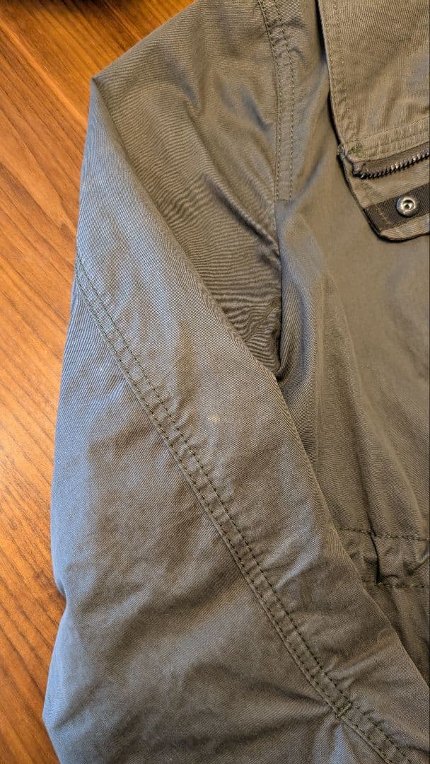 【TATRAS】カーキ モッズコート（ダウンライナー付き）