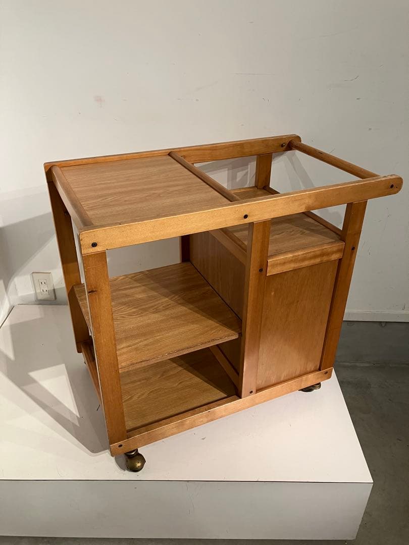 オールドコイズミ、キッチンワゴン、天童木工、秋田木工、レトロ、和モダン、