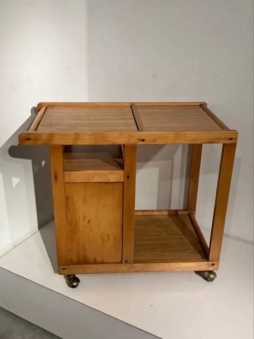 オールドコイズミ、キッチンワゴン、天童木工、秋田木工、レトロ、和モダン、