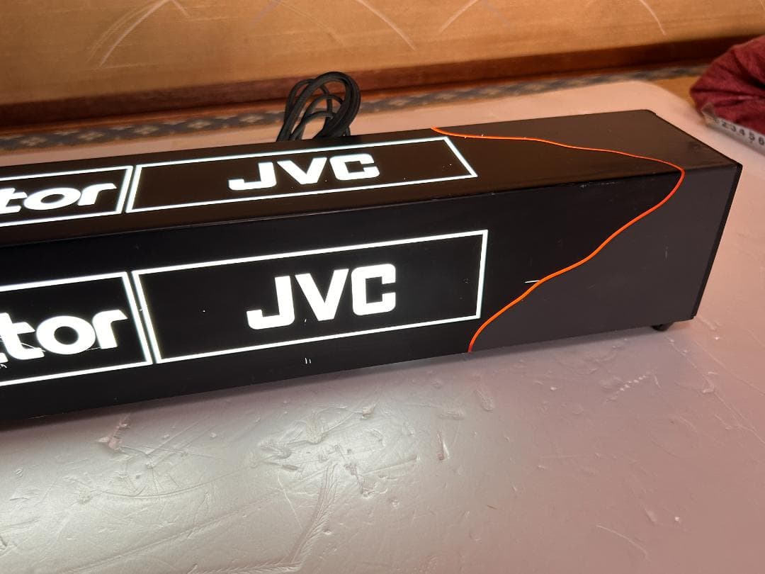 当時物　Victor JVC 　店頭ディスプレイライト