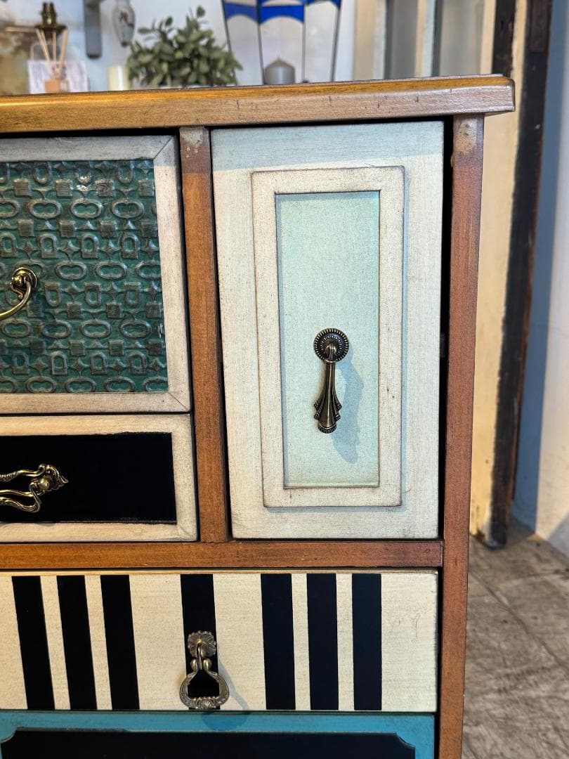 アンティーク パルナサス チェスト キャビネット 木製 タンス ギギLiving