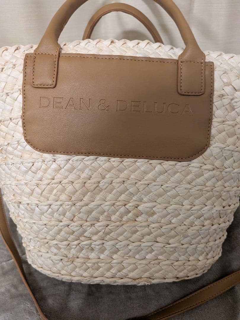 DEAN & DELUCA / 保冷ポーチ付 かごバッグ　大