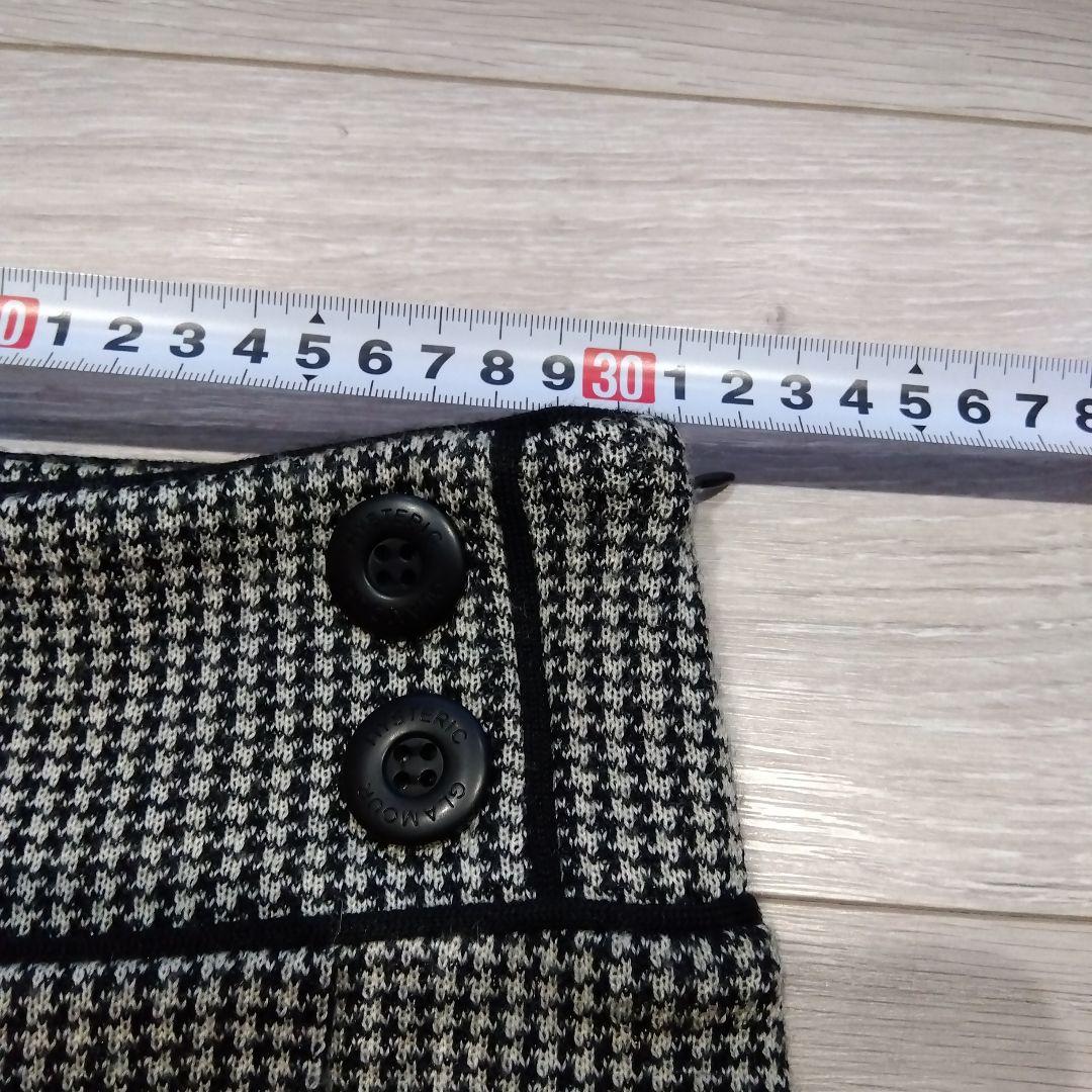 ヒステリックグラマー　千鳥格子柄　ミニスカート　☆美品☆