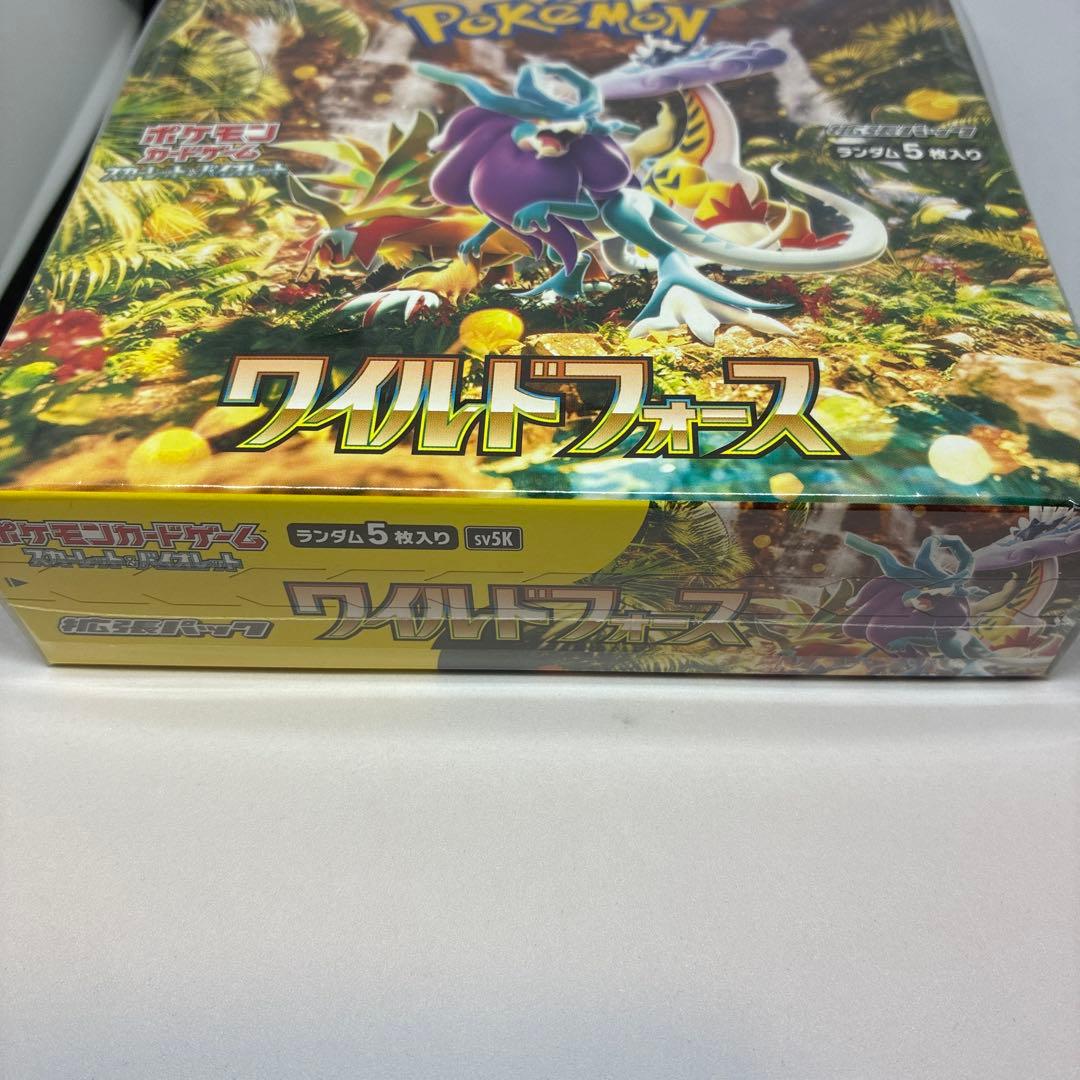 ゆ*う様 ポケモンカードゲーム ワイルドフォース シュリンク付き 未開封 1BO