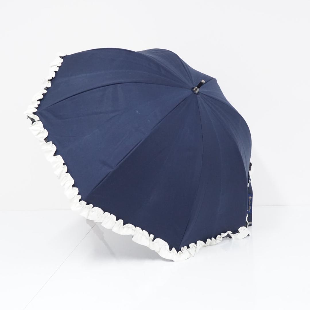 芦屋ロサブラン USED品 ショート フリル 完全遮光 日傘 遮光 遮熱 UV