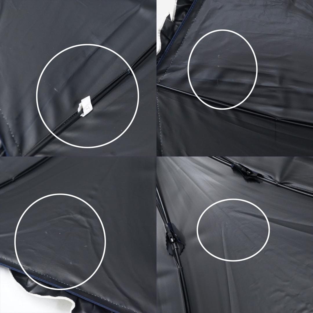 芦屋ロサブラン USED品 ショート フリル 完全遮光 日傘 遮光 遮熱 UV