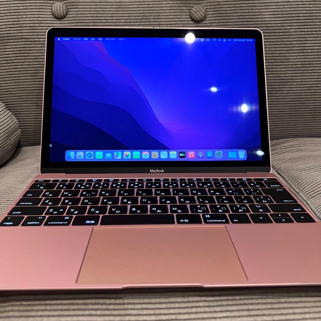 MacBook 2016モデル 512GB ローズゴールド/付属品4点あり