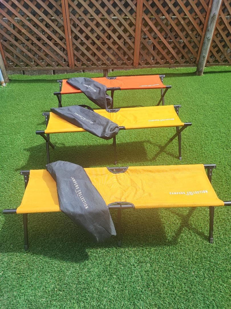 アウトドアベンチ 折りたたみ式 3脚セット