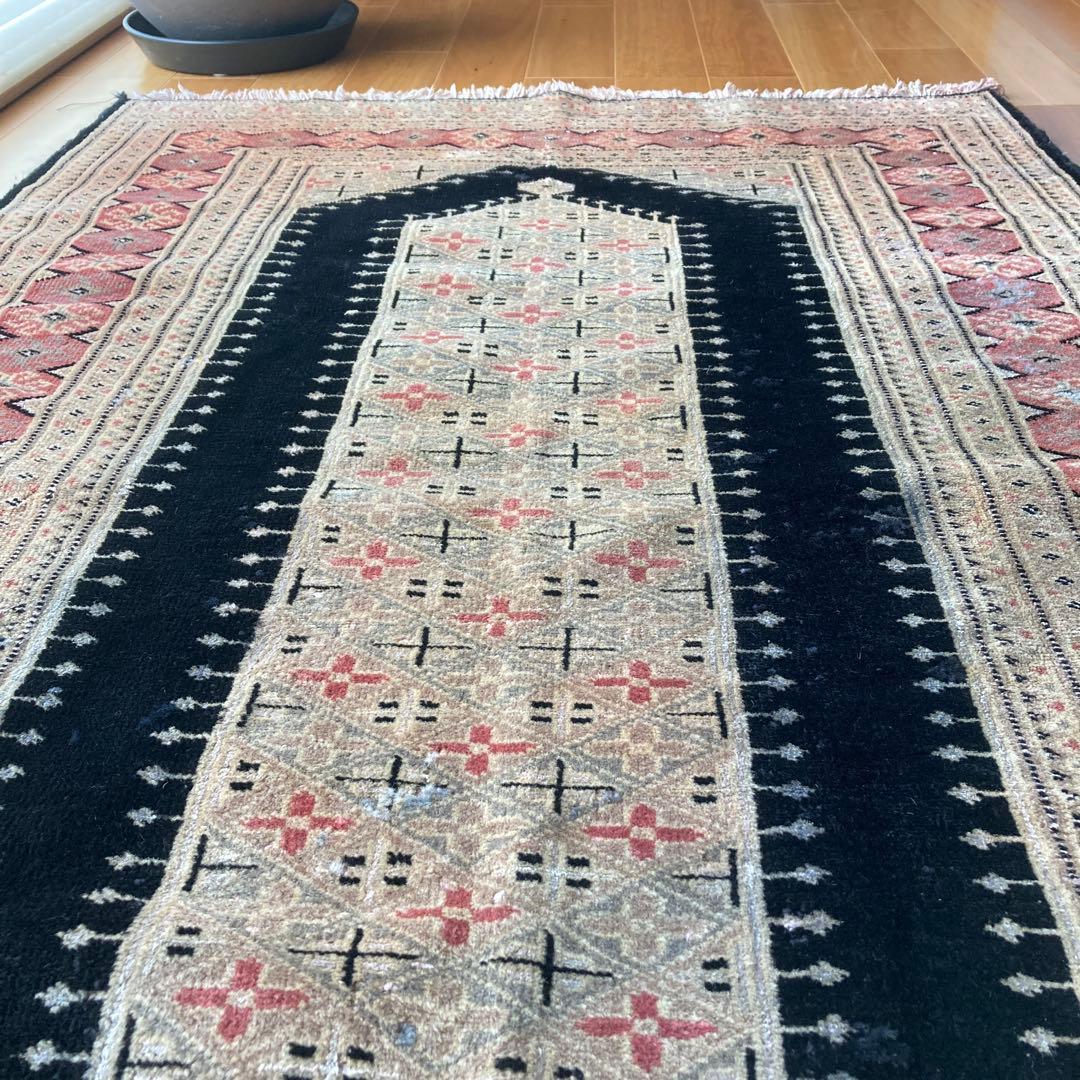 ヴィンテージラグ　トライバルラグ　パキスタン　メダリオン