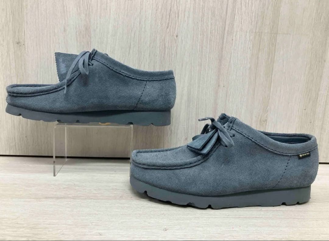 クラークス　ワラビー　ブルーグレー　UK8