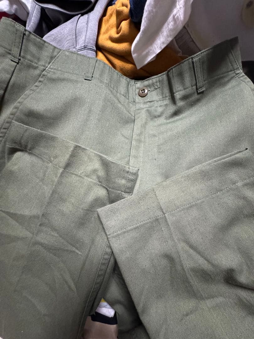 アメリカ軍 実物 US ARMY 米軍 ベイカーパンツ OG507