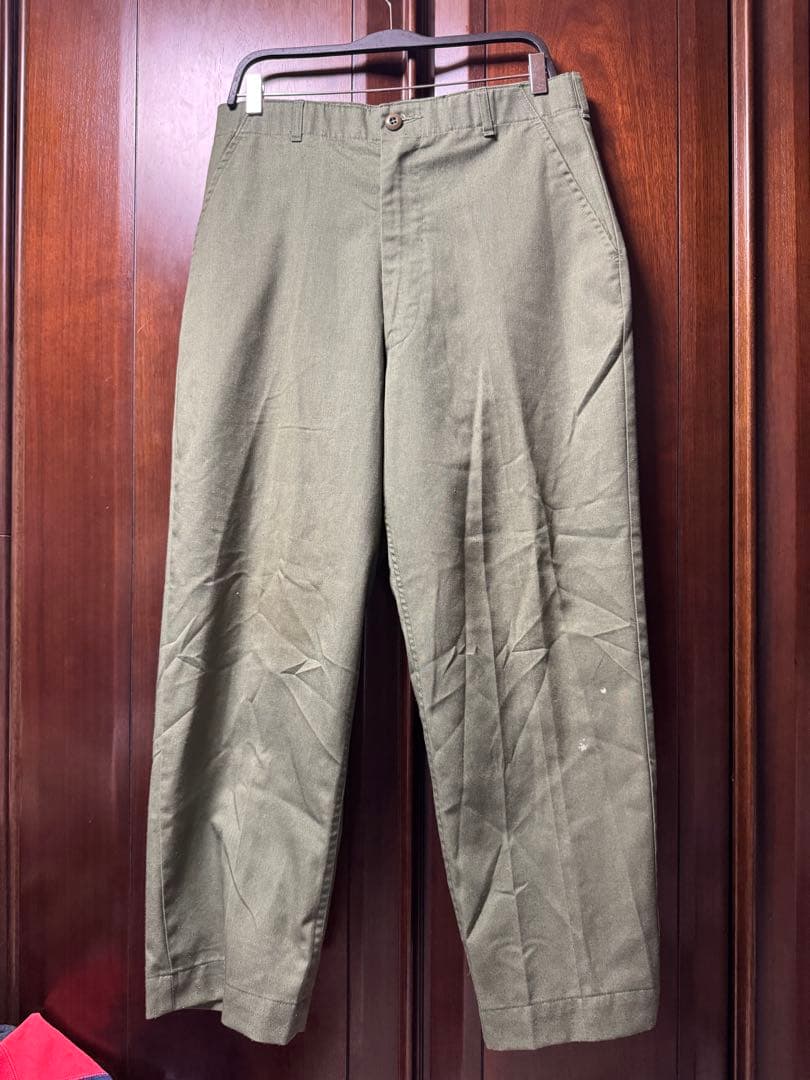 アメリカ軍 実物 US ARMY 米軍 ベイカーパンツ OG507