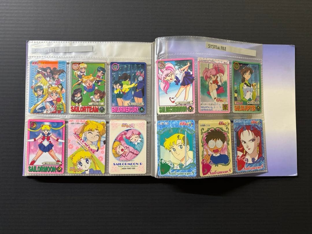 【最終値下げ】セーラームーン S・R カードダス 176枚セット 専用バインダー