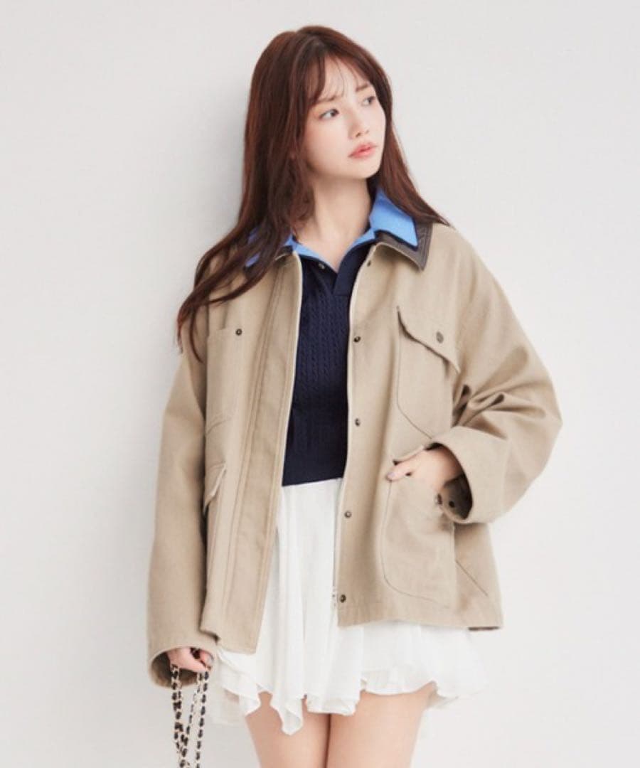 SNIDEL バリエミドルブルゾン