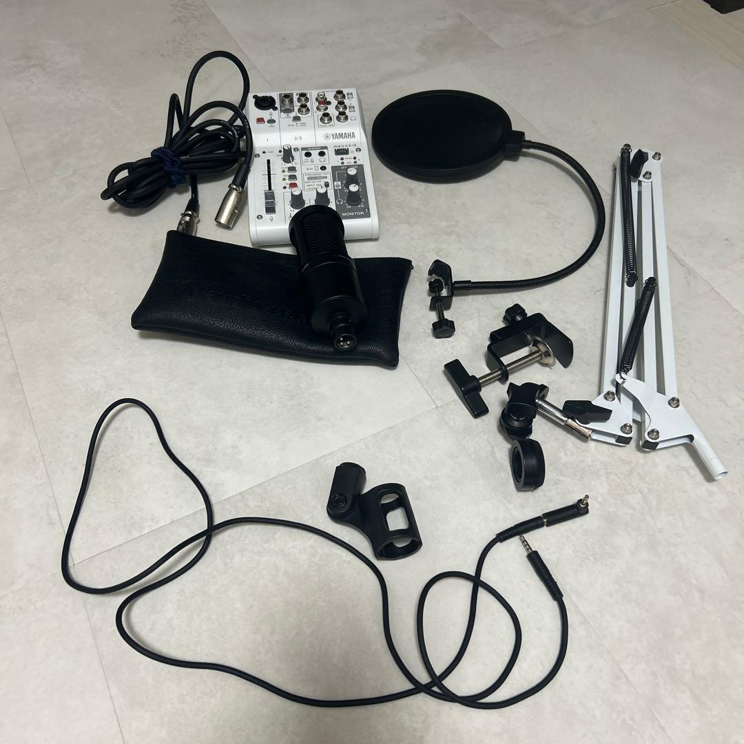 YAMAHA AG03MK2 AT2020 高音質配信セット