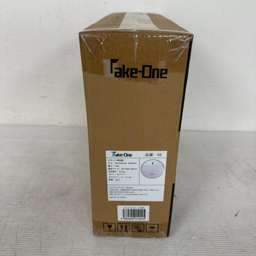 【新品未使用】 TakeOne テイクワン ロボット掃除機 X2 A1095