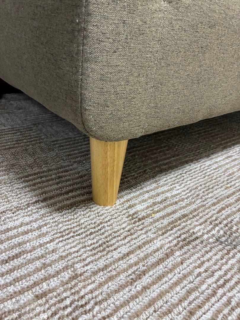 タマリビング　ブラウン L字型ソファ