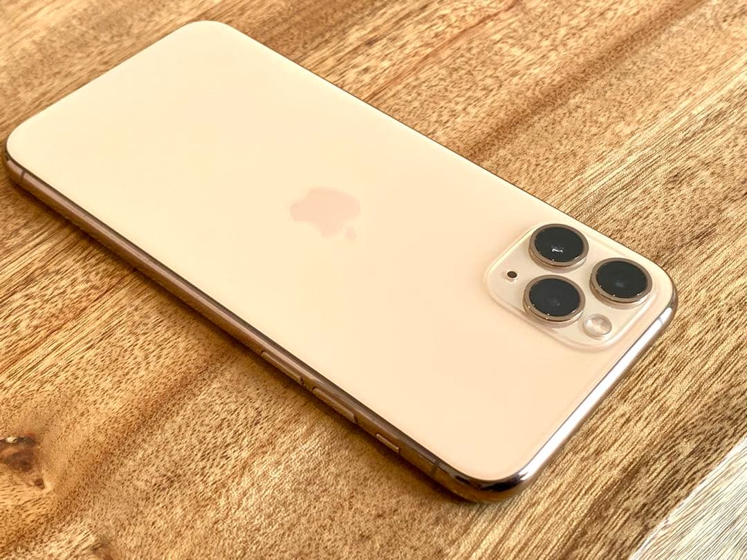 【極美品】 iPhone11 Pro 256GB ゴールド SIMフリー 修理無