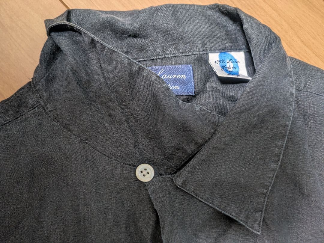 ダブルアールエル　ダッフルコート　三ツ星タグ　パープルレーベルシャツ　セット