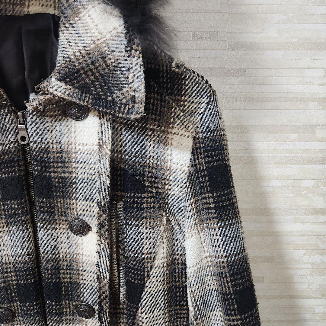 y2k PPFM ナポレオンジャケット チェック柄