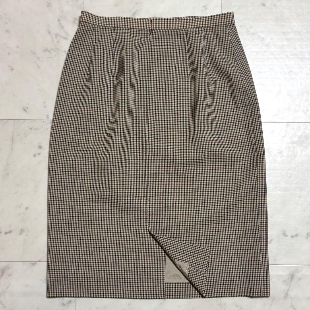 バーバリーズ セットアップ ジャケット スカート ウール100% チェック