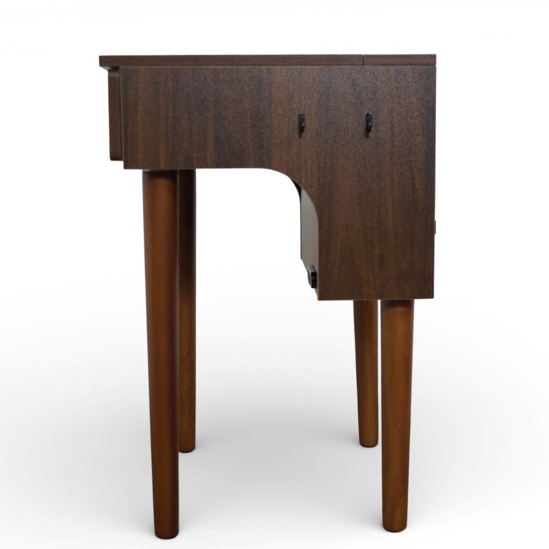 フォロー割◆訳あり◆【新品】北欧風　ドレッサー＆スツールセット　LED女優ライト