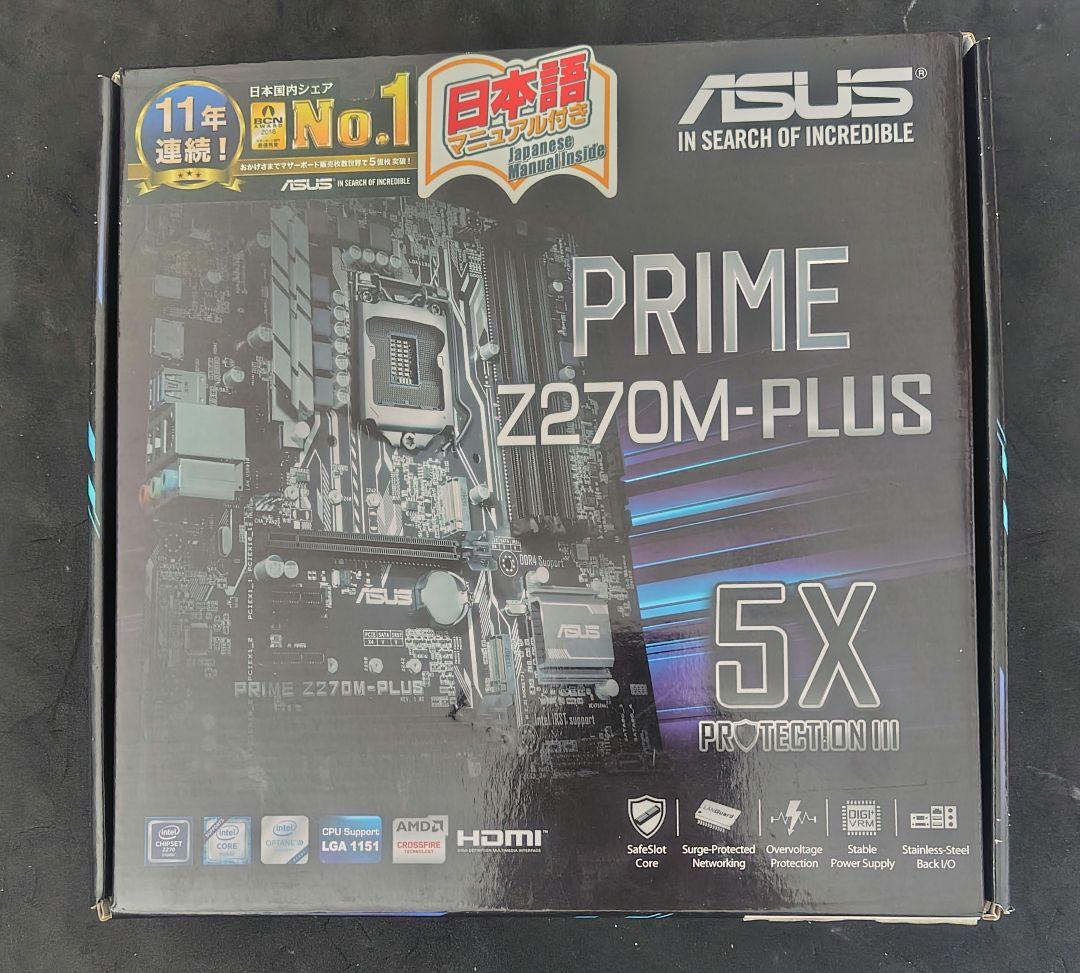 ASUS PRIME Z270M-PLUS LGA1151 第6、7世代