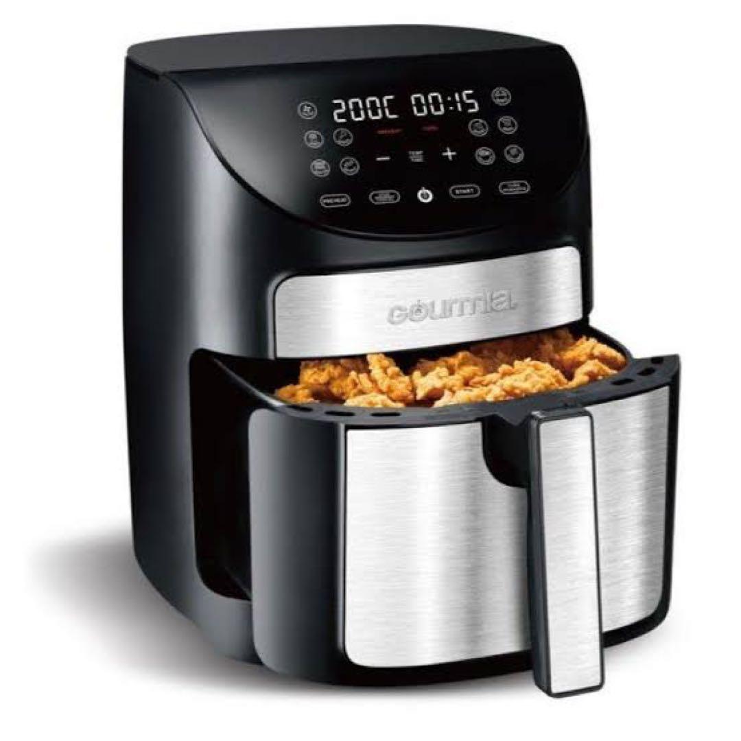 キッチン家電 GOURMIA DIGITL AIR FRYER Black Silver
