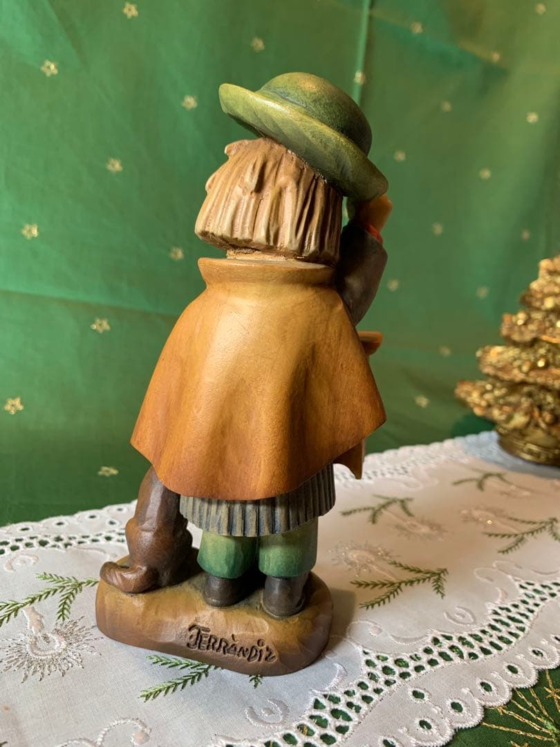 ANRIアンリ人形　17㎝のわんちゃん連れて音楽鳴らす男の子！可愛いです！